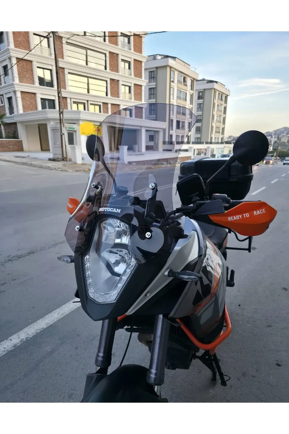 KTM 1050 Siperlik Ön Cam 2008-2017 Model 56cm Füme Renkli 4mm