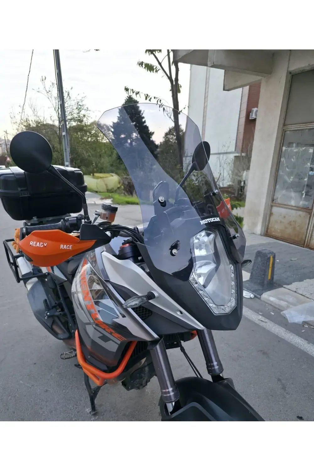 KTM 1050 Siperlik Ön Cam 2008-2017 Model 56cm Füme Renkli 4mm