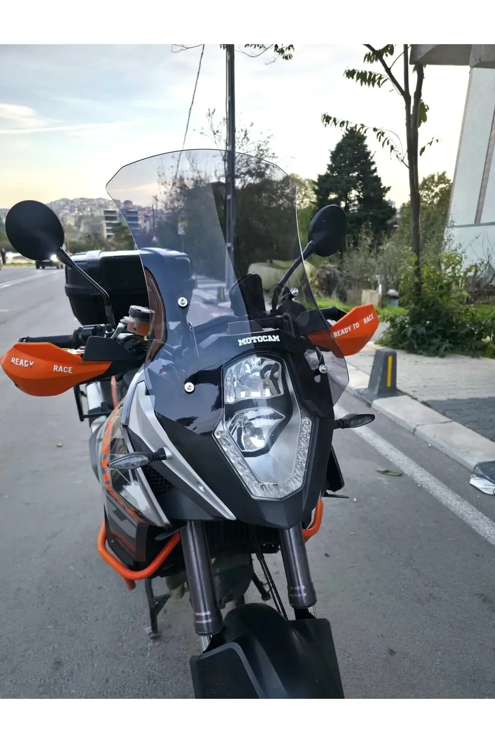 KTM 1050 Siperlik Ön Cam 2008-2017 Model 56cm Füme Renkli 4mm