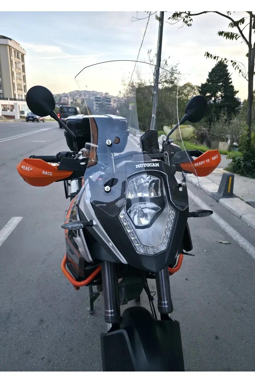 KTM 1050 Siperlik Ön Cam 2008-2017 Model 56cm Şeffaf Renkli 4mm