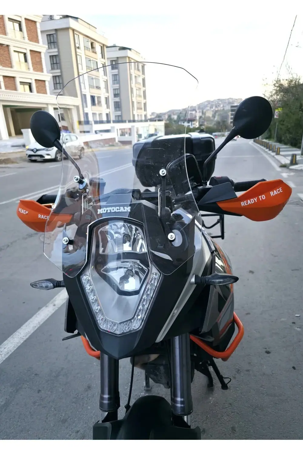 KTM 1050 Siperlik Ön Cam 2008-2017 Model 56cm Şeffaf Renkli 4mm