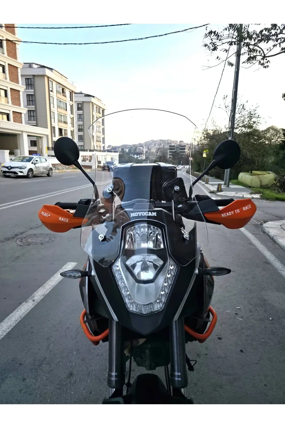 KTM 1050 Siperlik Ön Cam 2008-2017 Model 56cm Şeffaf Renkli 4mm