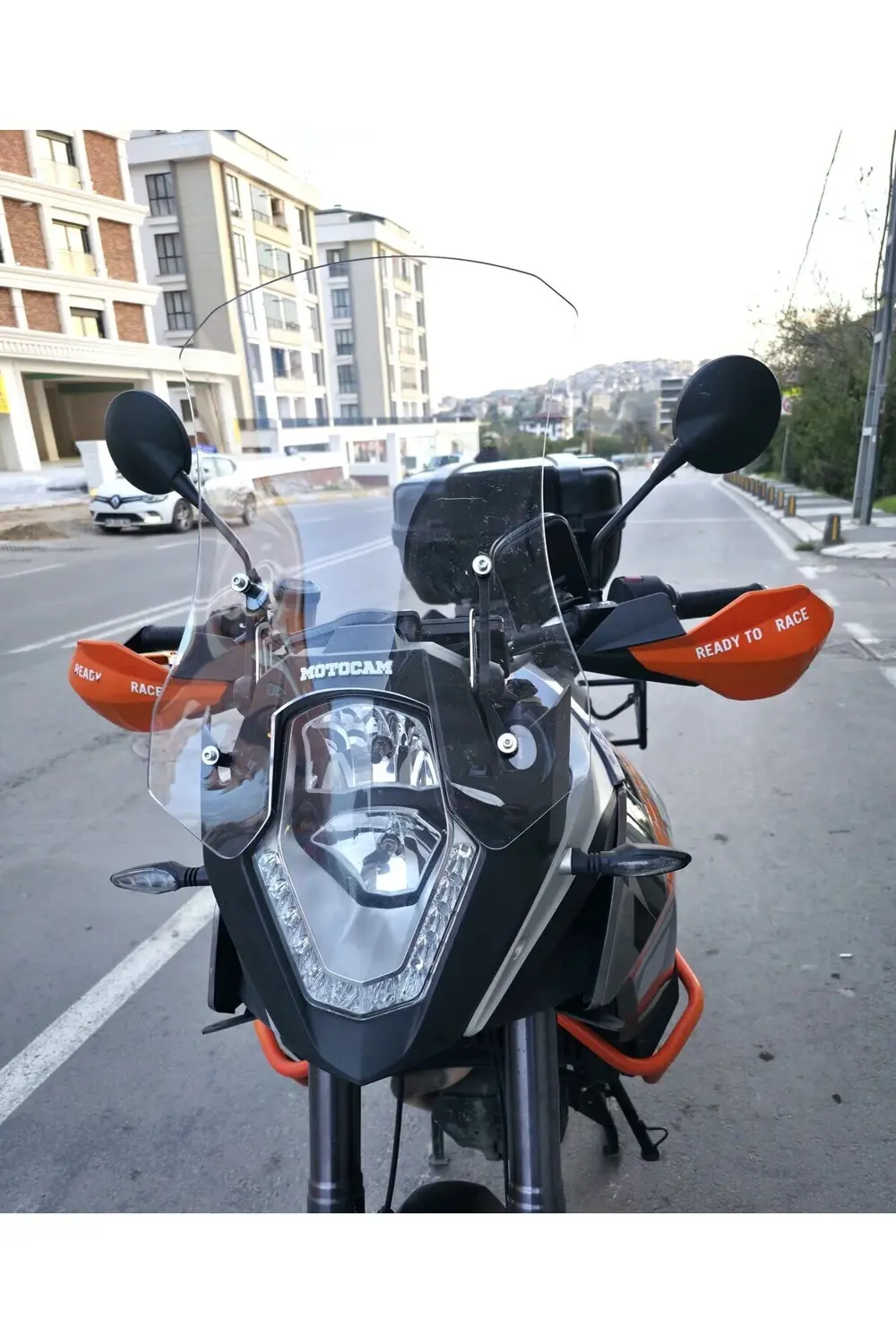 KTM 1050 Siperlik Ön Cam 2008-2017 Model 56cm Şeffaf Renkli 4mm