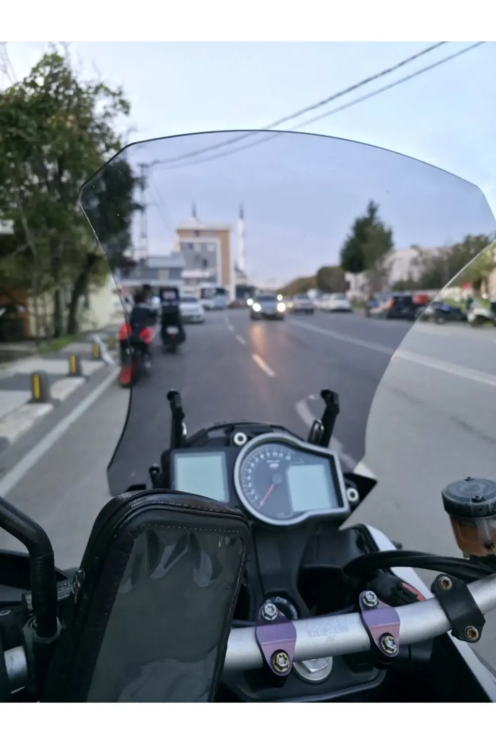 KTM 1090 Ön Cam 2008-2017 Model 56cm Füme Renkli 4mm