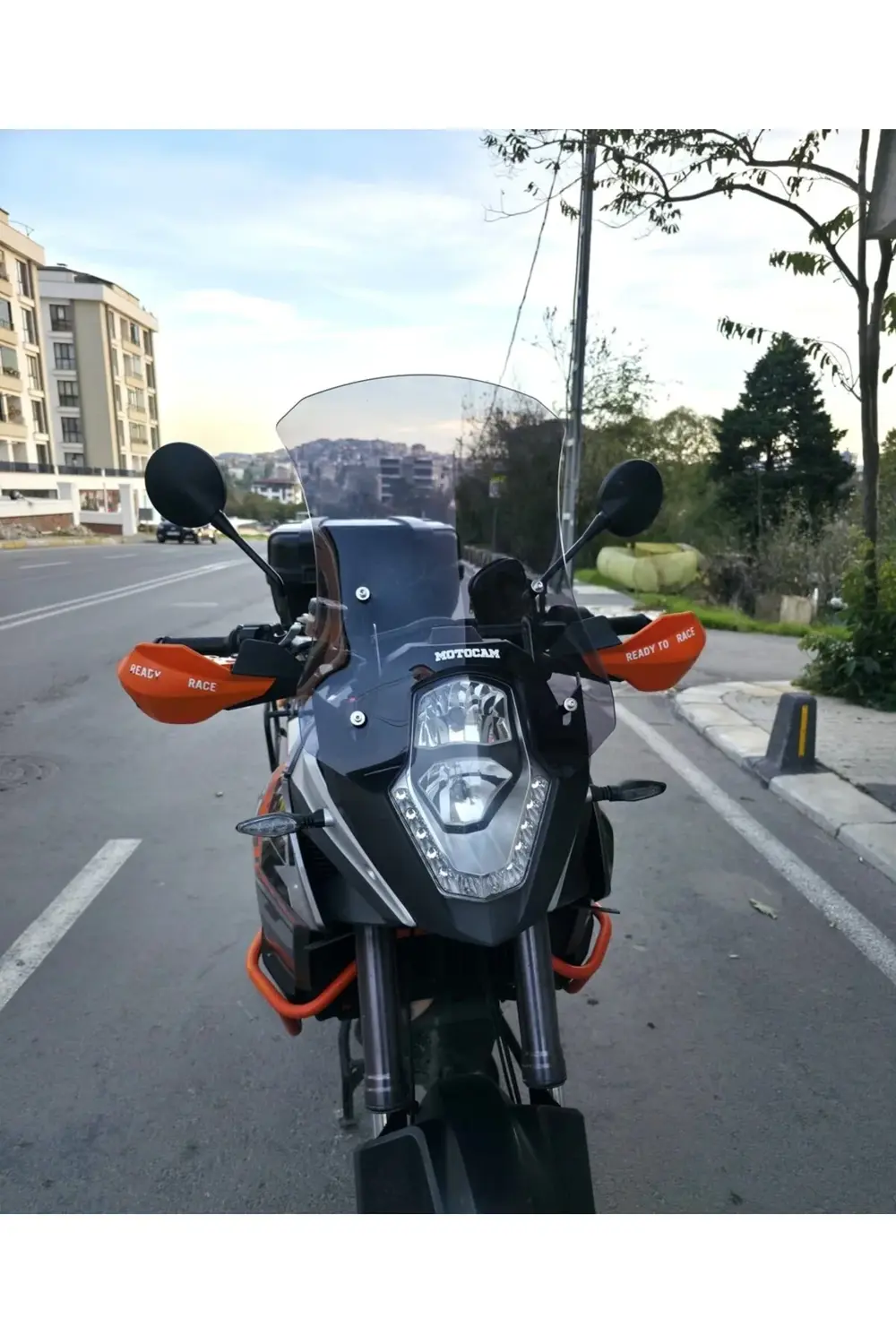 KTM 1190 Ön Cam 2008-2017 Model 56cm Füme Renkli 4mm