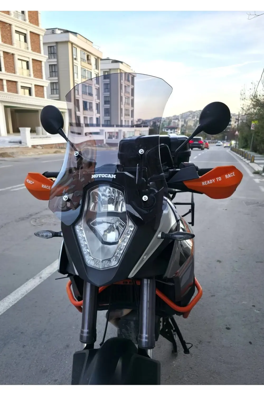 KTM 1190 Ön Cam 2008-2017 Model 56cm Füme Renkli 4mm