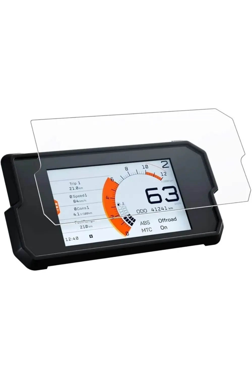 KTM 125 Duke  Dijital Gösterge 2017-2022 Uyumlu 9H Nano Ekran Kor