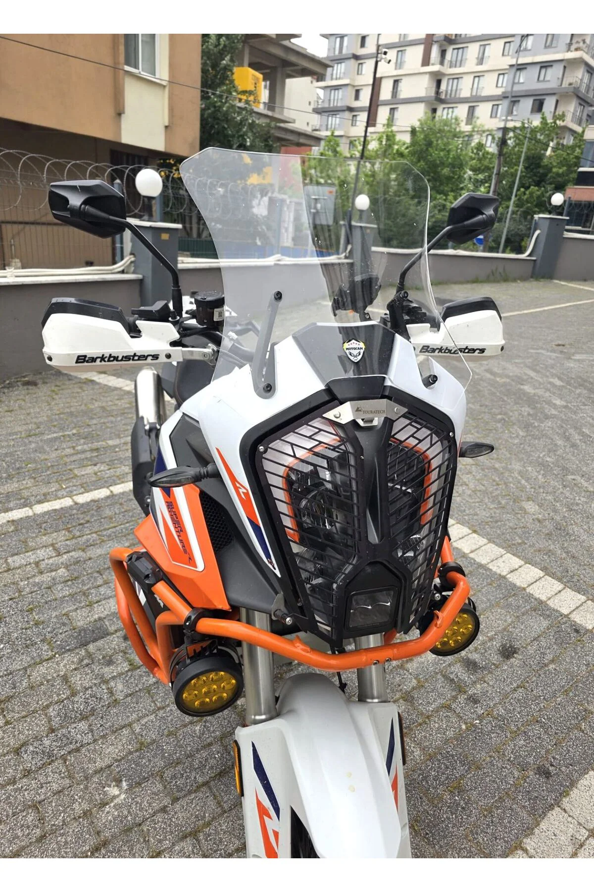 KTM 1290 Super Adventure Ön Cam 2021-2026 Model 41cm Şeffaf Renkl