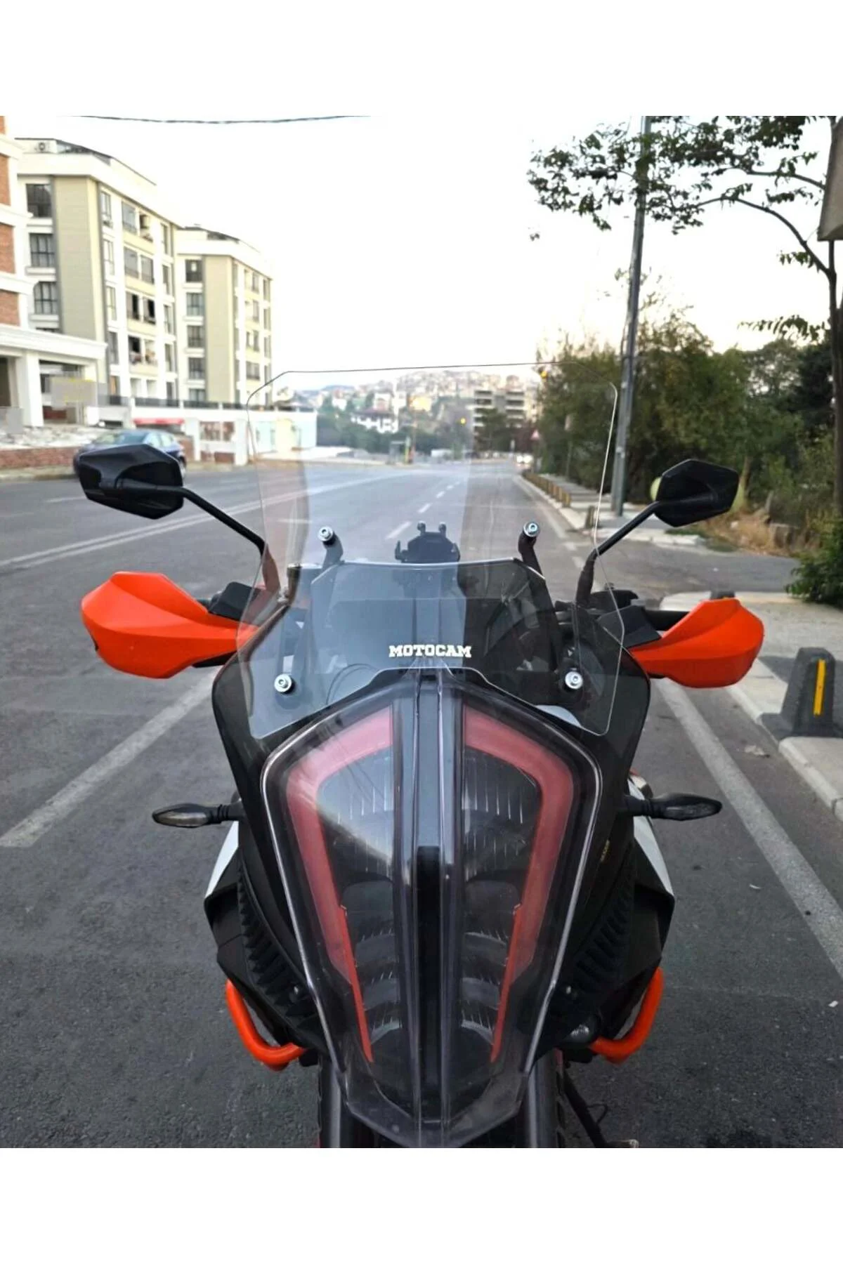 KTM 1290 Super Adventure Ön Cam 2017-2020 Model 43cm Şeffaf Renkl