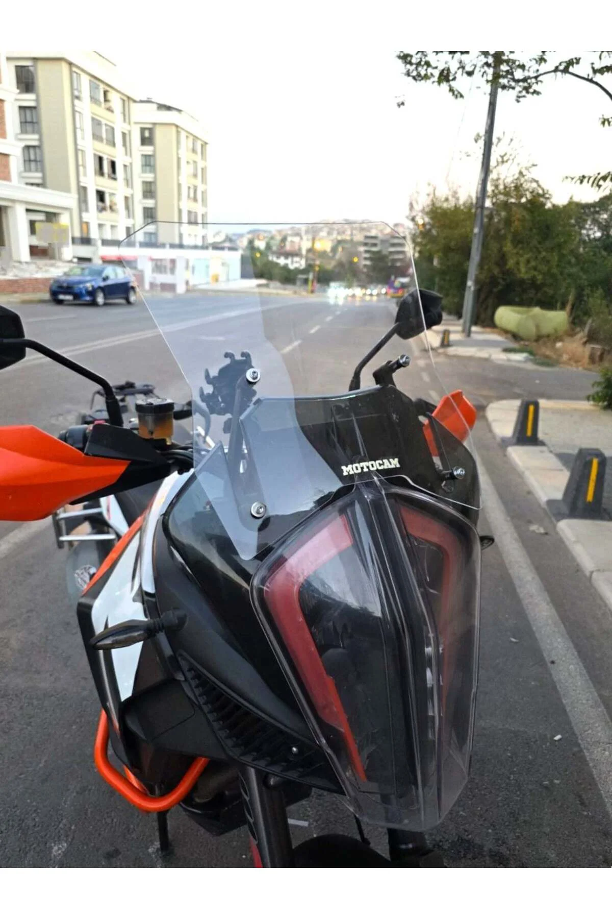 KTM 1290 Super Adventure Ön Cam 2017-2020 Model 43cm Şeffaf Renkl