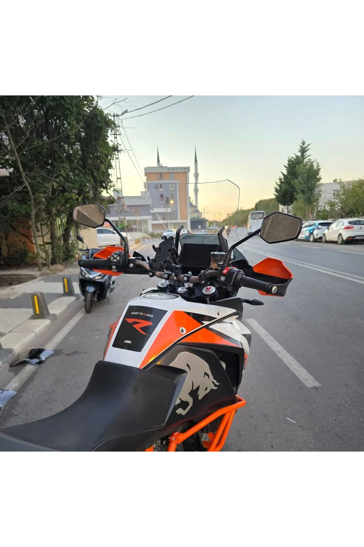 KTM 1290 Super Adventure Ön Cam 2017-2020 Model 43cm Şeffaf Renkl
