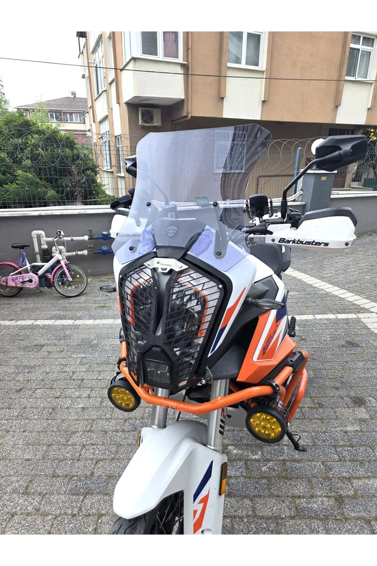KTM 1290 Super Adventure Ön Cam 2021-2026 Model 41cm Füme Renkli