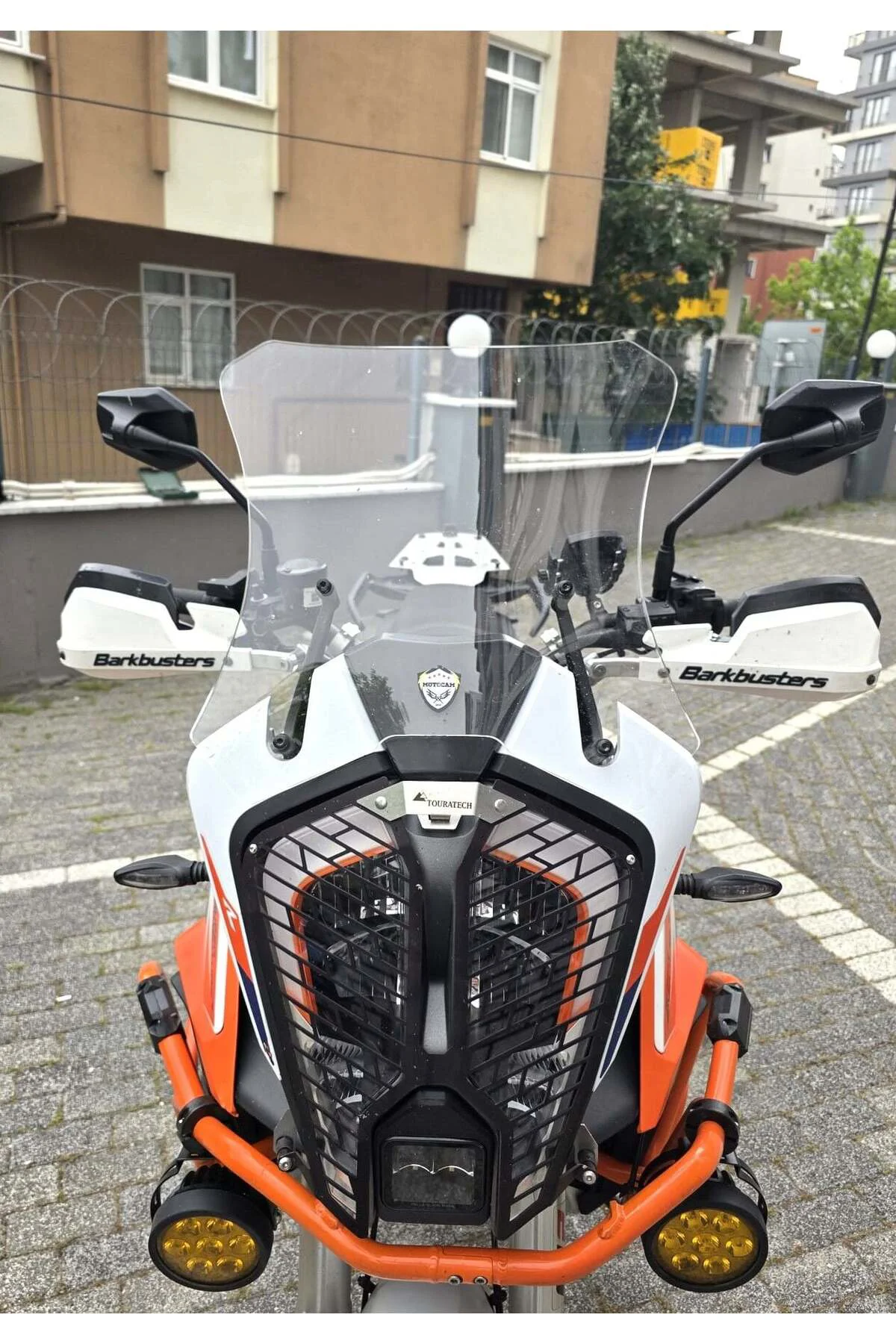 KTM 1290 Super Adventure Ön Cam 2021-2026 Model 41cm Şeffaf Renkl