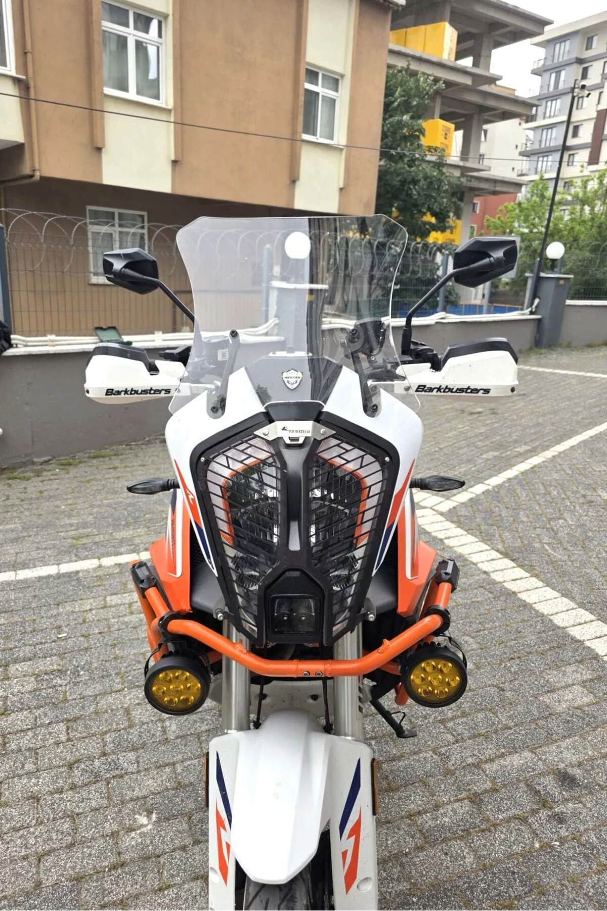 KTM 1290 Super Adventure Ön Cam 2021-2026 Model 41cm Şeffaf Renkl