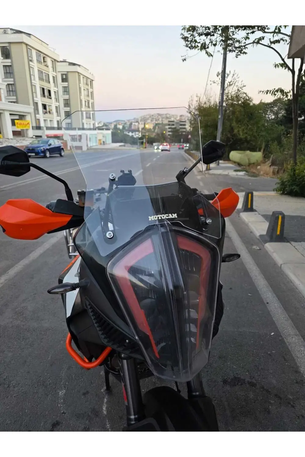 KTM 1290 Super Adventure Ön Cam 2017-2020 Model 54cm Şeffaf Renkl