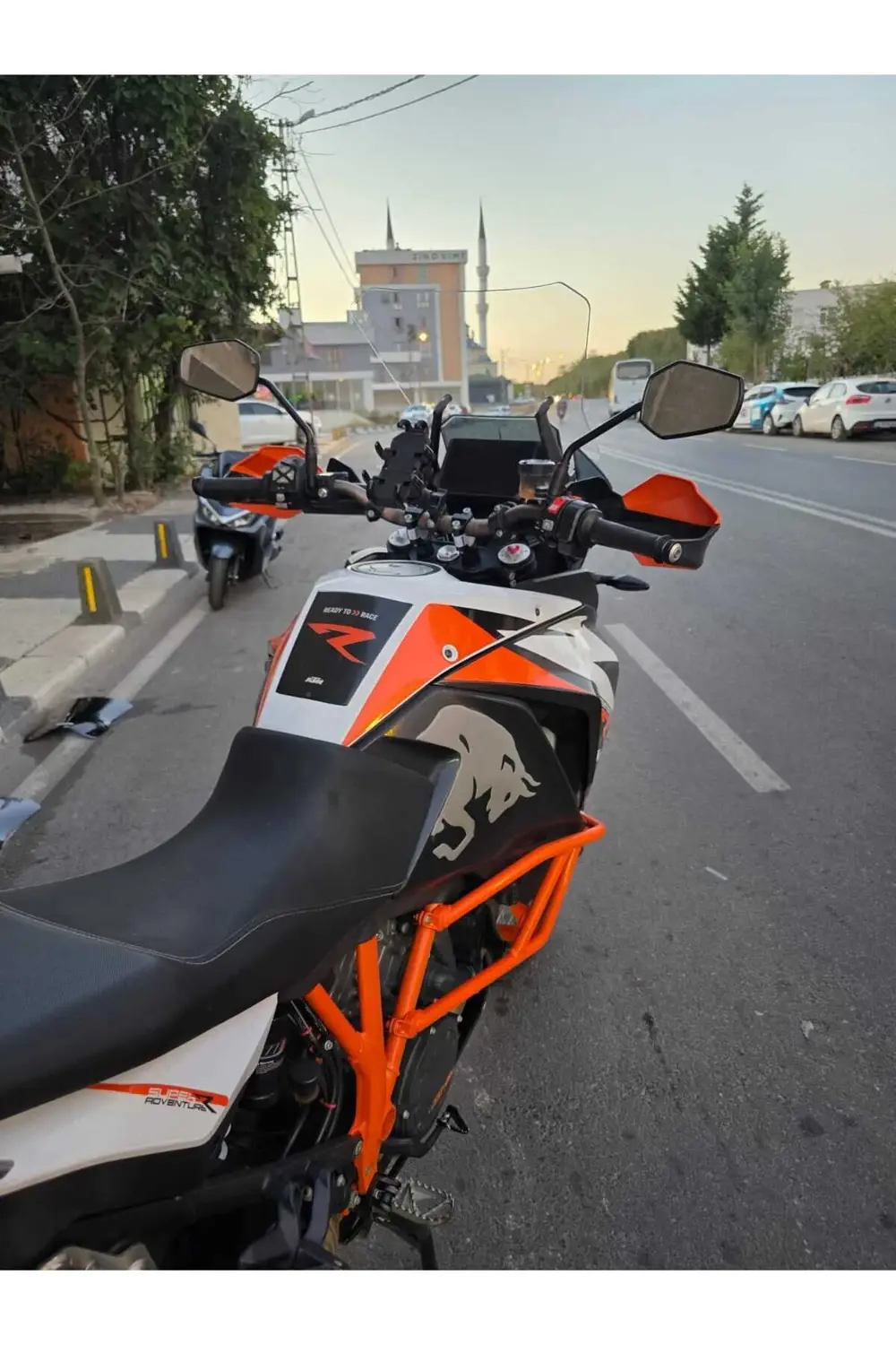 KTM 1290 Super Adventure Ön Cam 2017-2020 Model 54cm Şeffaf Renkl