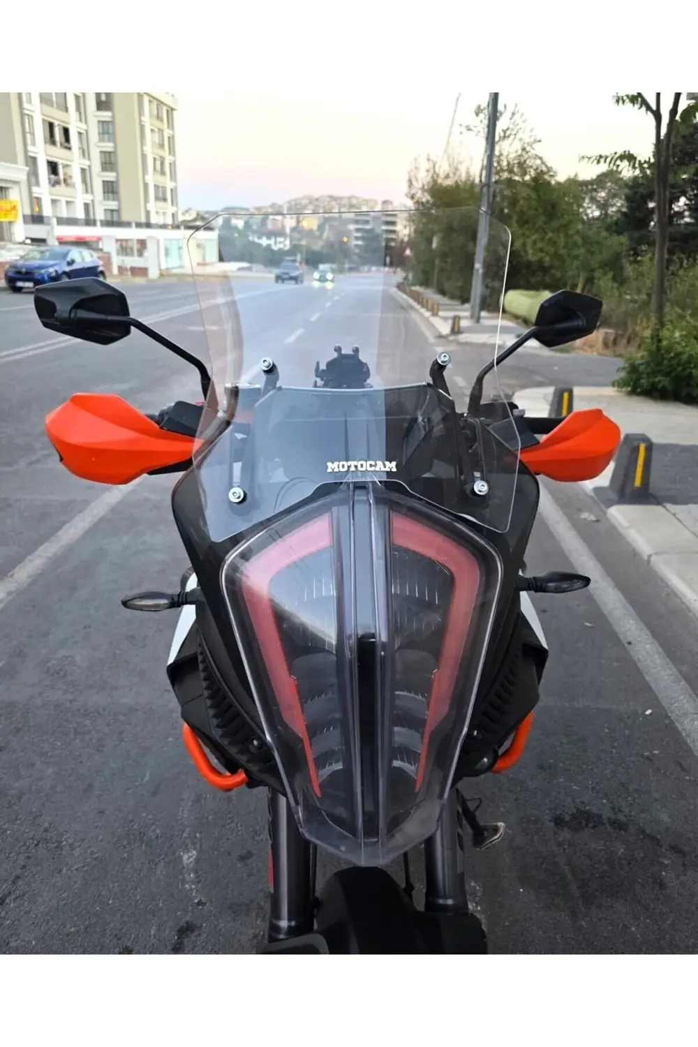 KTM 1290 Super Adventure Ön Cam 2017-2020 Model 54cm Şeffaf Renkl