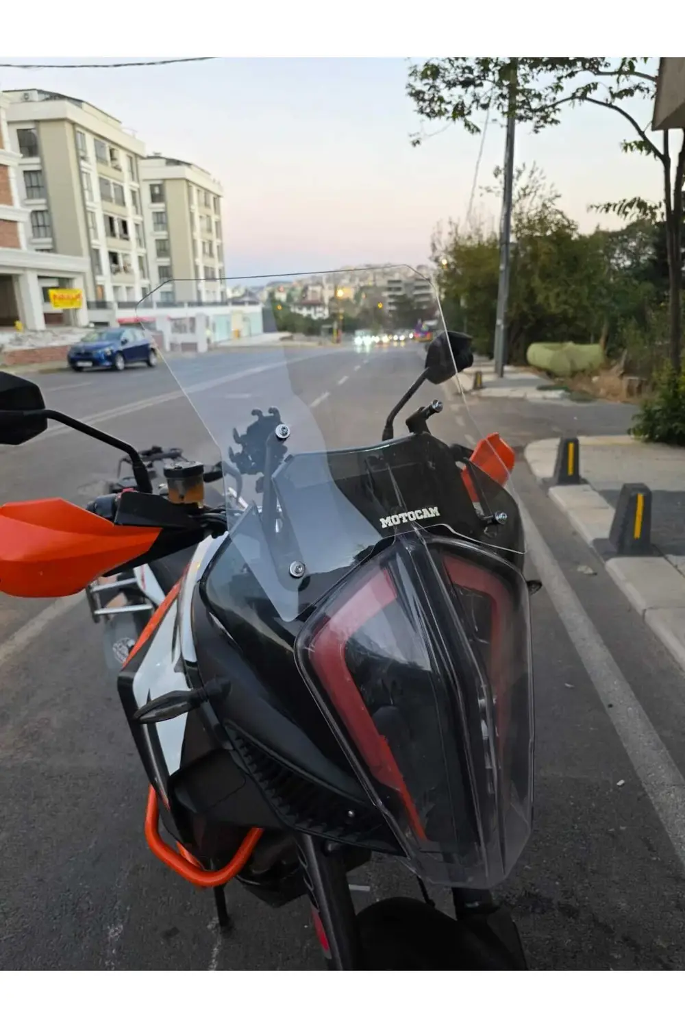 KTM 1290 Super Adventure Ön Cam 2017-2020 Model 54cm Şeffaf Renkl