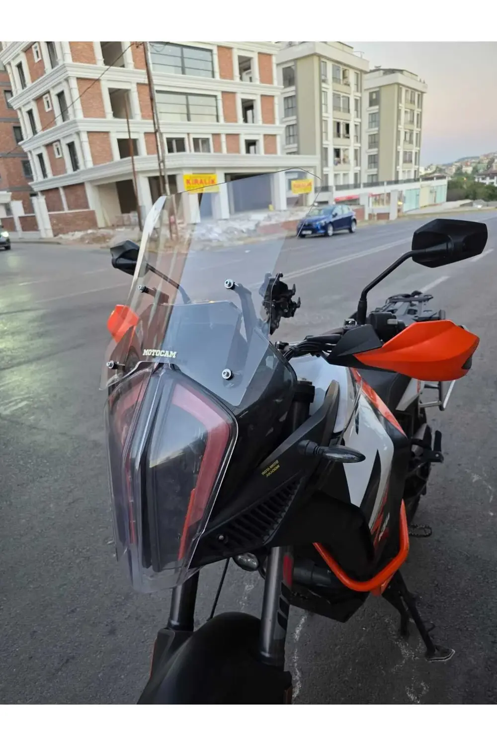 KTM 1290 Super Adventure Ön Cam 2017-2020 Model 54cm Şeffaf Renkl