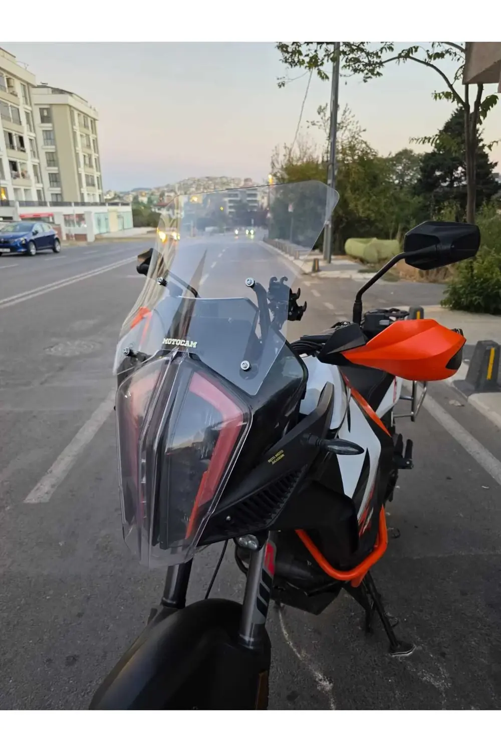 KTM 1290 Super Adventure Ön Cam 2017-2020 Model 54cm Şeffaf Renkl