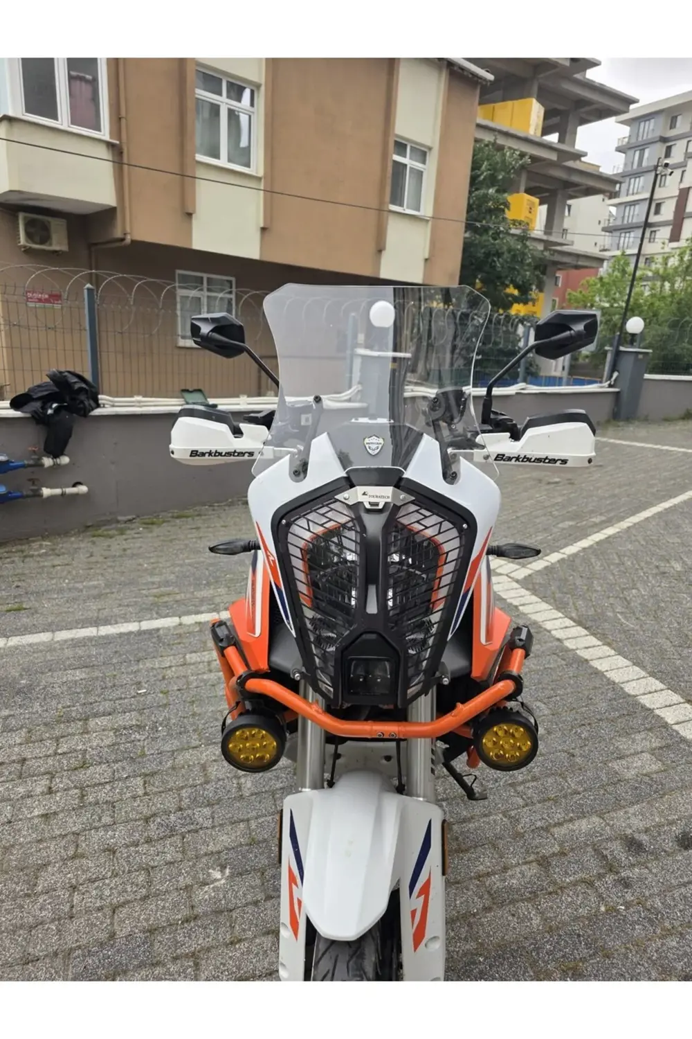 KTM 1290 Super Adventure Ön Cam 2021-2025 Model 41cm Şeffaf Renkl