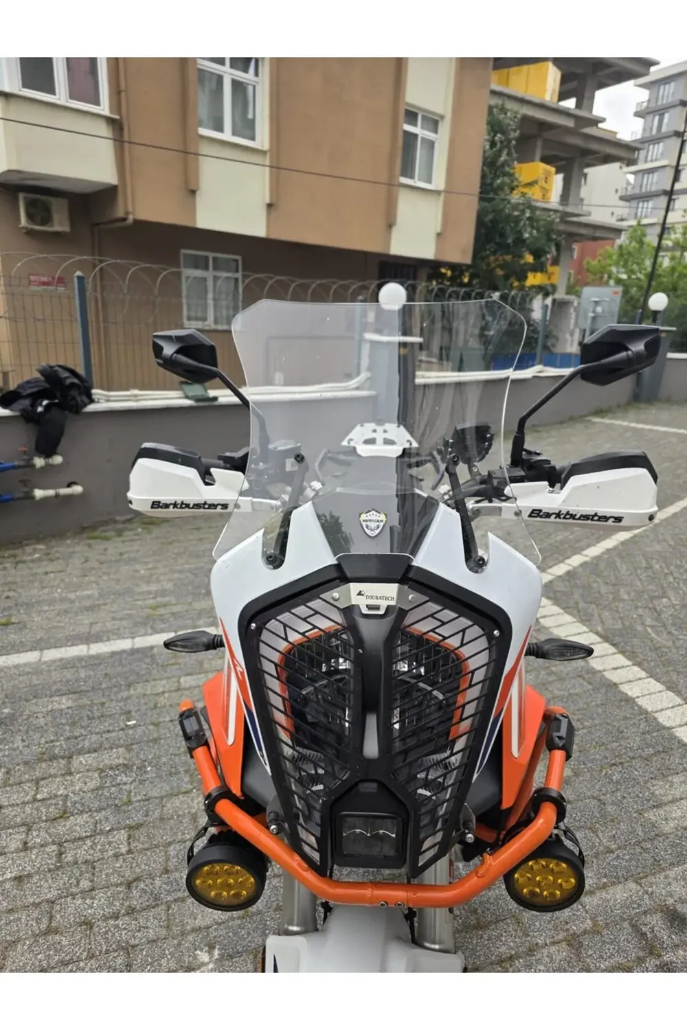 KTM 1290 Super Adventure Ön Cam 2021-2025 Model 41cm Şeffaf Renkl