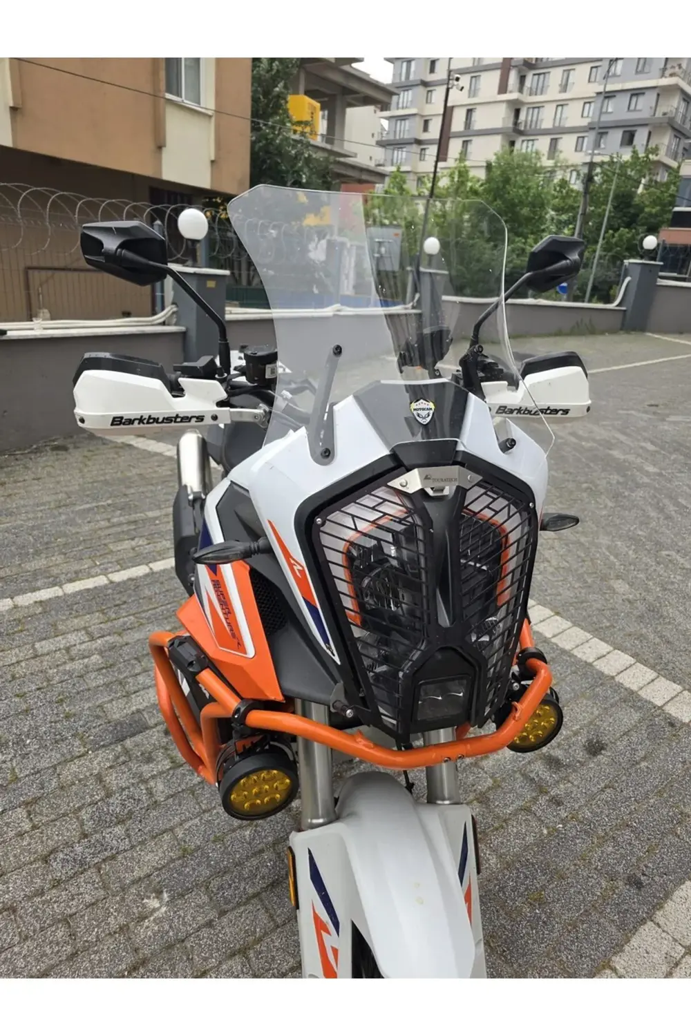 KTM 1290 Super Adventure Ön Cam 2021-2025 Model 41cm Şeffaf Renkl