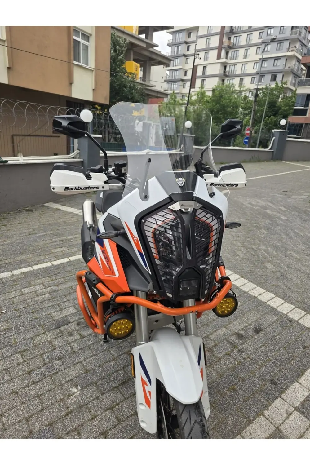KTM 1290 Super Adventure Ön Cam 2021-2025 Model 41cm Şeffaf Renkl