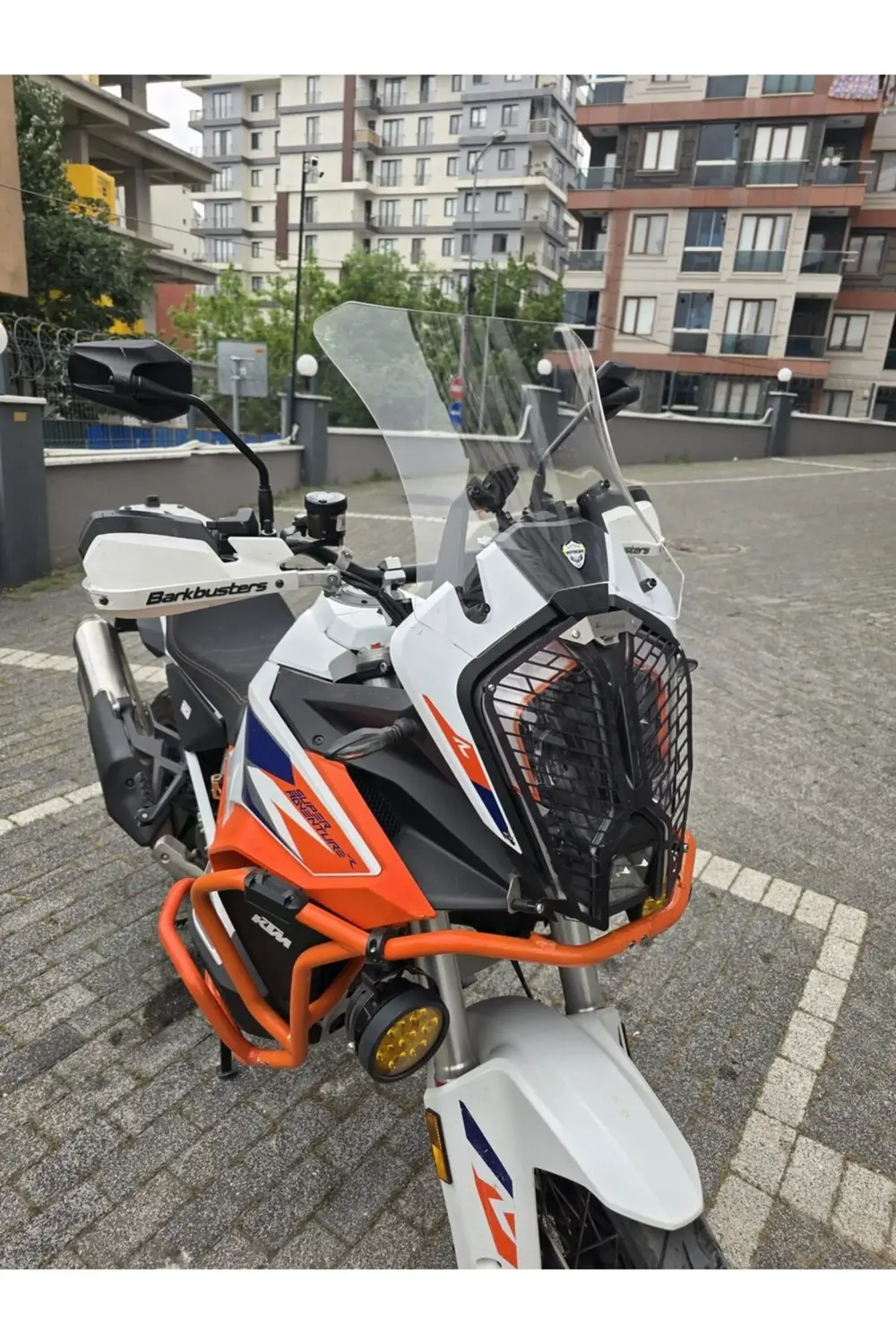 KTM 1290 Super Adventure Ön Cam 2021-2025 Model 41cm Şeffaf Renkl