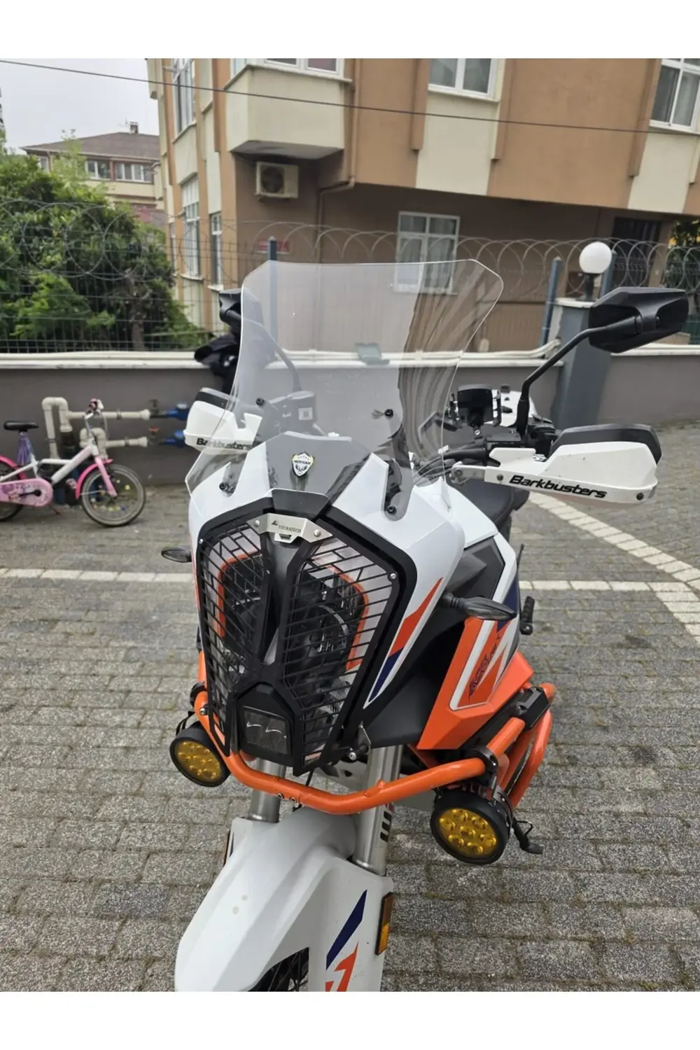 KTM 1290 Super Adventure Ön Cam 2021-2025 Model 41cm Şeffaf Renkl