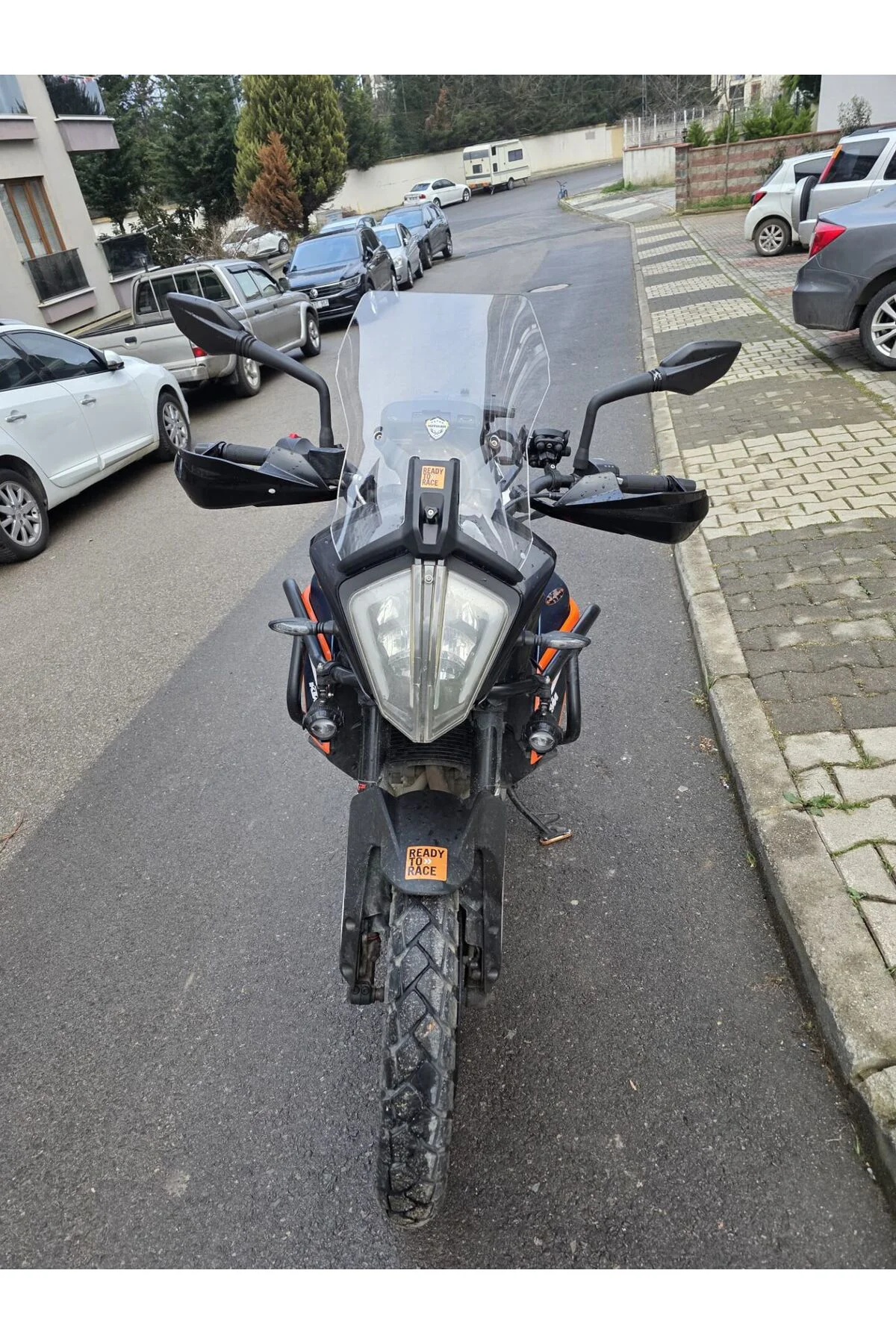 KTM 250 Adv Ön Cam 2020-2024 Model 57cm Şeffaf Renkli 3mm APARATSIZDIR