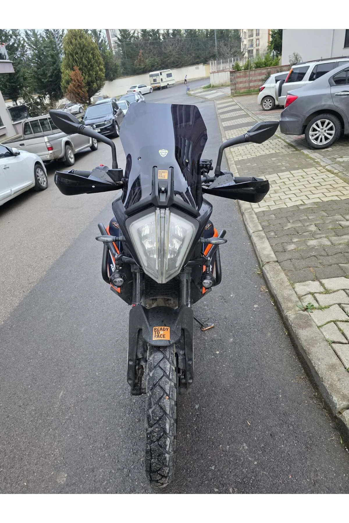 KTM 250 Adv Ön Cam 2020-2024 Model 44cm Siyah Renkli 3mm APARATSI