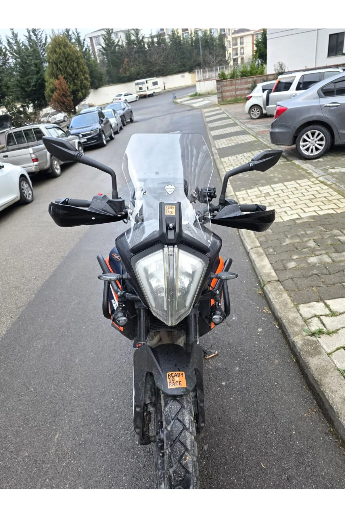 KTM 250 Adv Ön Cam 2020-2024 Model 57cm Şeffaf Renkli 3mm APARATSIZDIR
