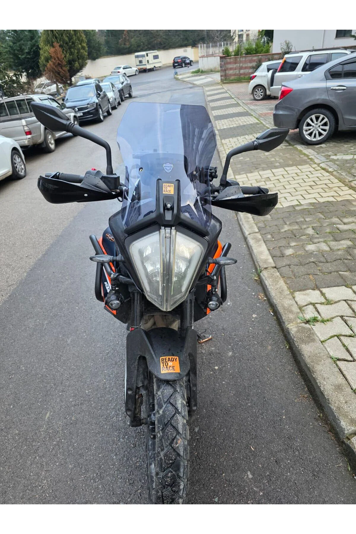KTM 250 Adv Ön Cam 2020-2024 Model 57cm Füme Renkli 3mm APARATSIZ