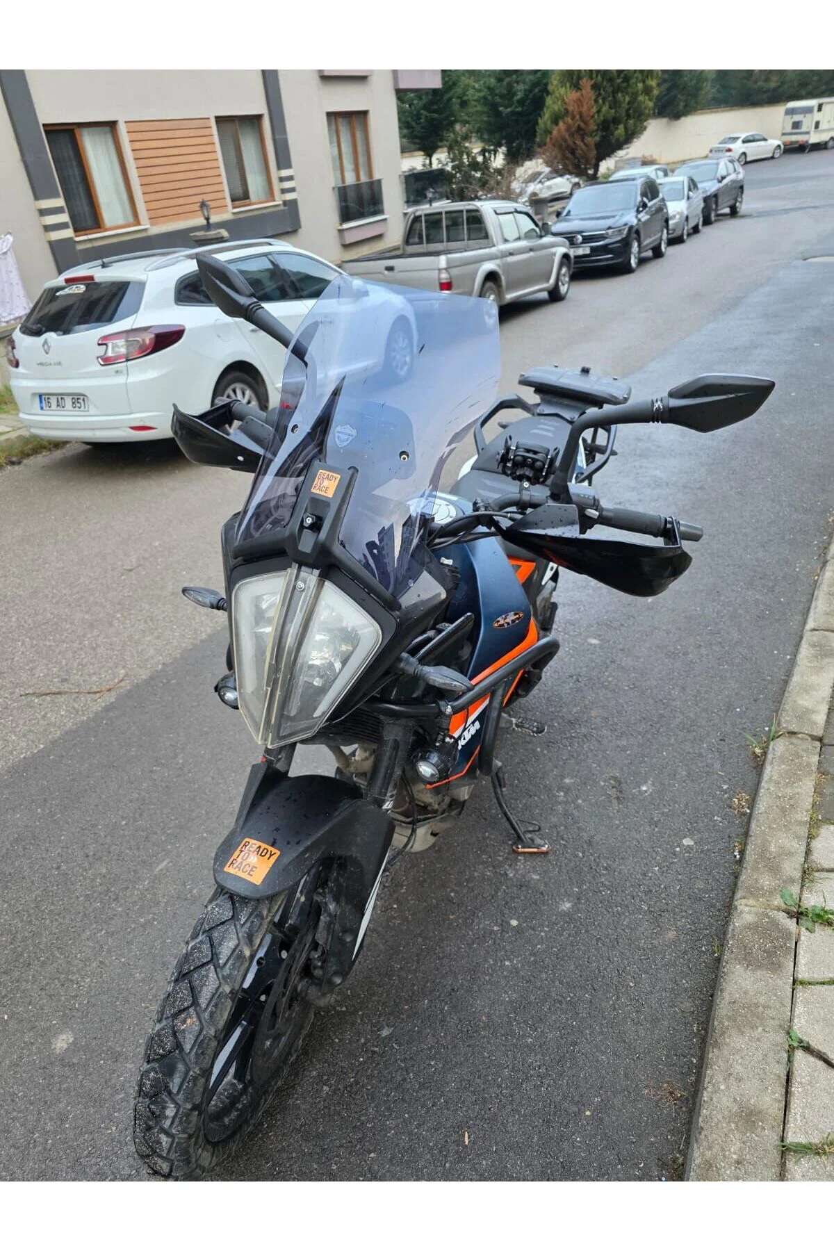 KTM 250 Adv Ön Cam 2020-2024 Model 57cm Füme Renkli 3mm APARATSIZ