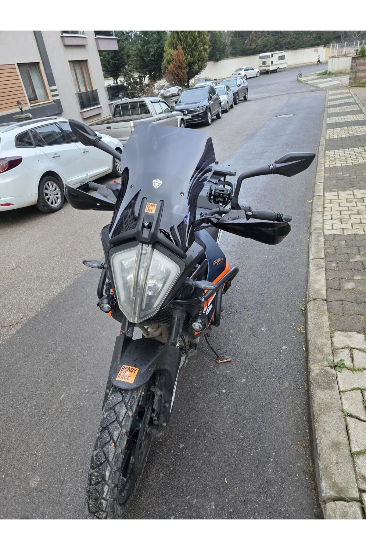 KTM 390 Adv Ön Cam 2020-2024 Model 57cm Siyah Renkli 3mm APARATSI