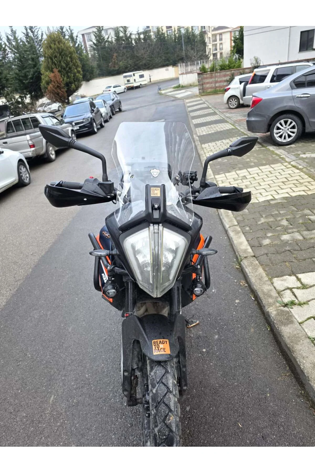 KTM 390 Adv Ön Cam 2020-2024 Model 44cm Şeffaf Renkli 3mm APARATS