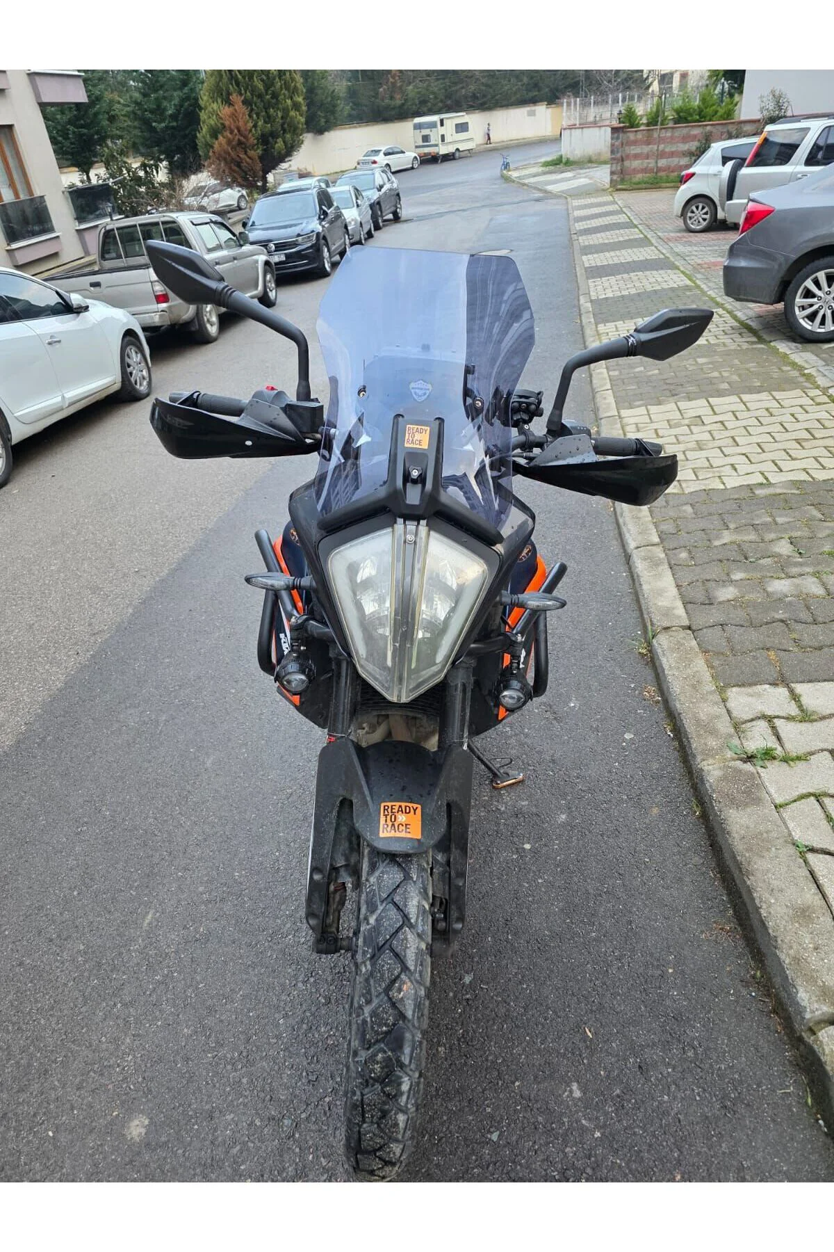 KTM 390 Adv Ön Cam 2020-2024 Model 44cm Füme Renkli 3mm APARATSIZDIR