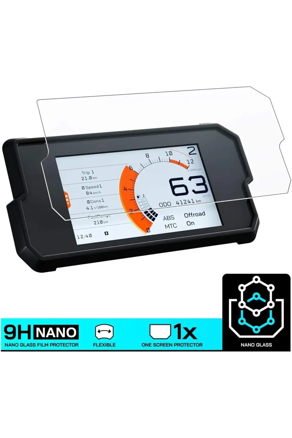 Ktm 390 Duke Dijital Gösterge Uyumlu 9H Nano Koruyucu 2017 2022
