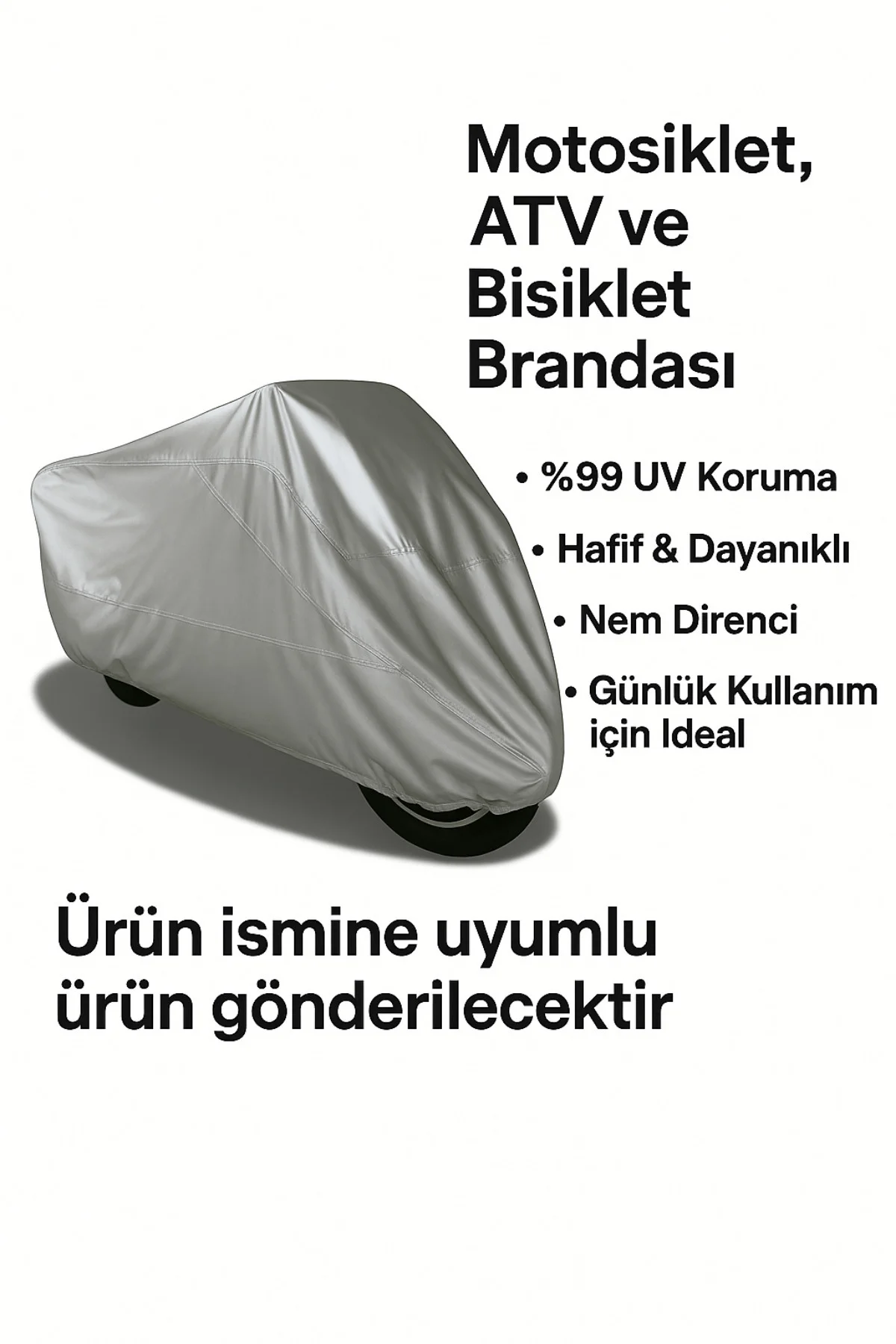 Ktm 790 Adventure Arka Çanta (bağlantı Tokalı) Uyumlu SolarBlock Prime Motosiklet Brandası Örtüsü