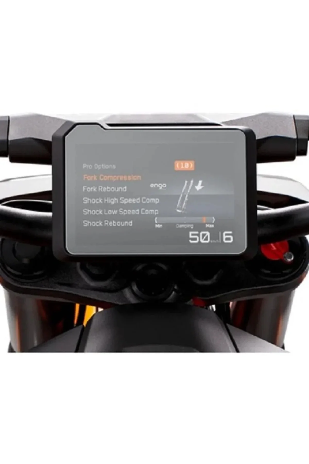 KTM 890 SMT 5 inç Parlak Travel 2024 Uyumlu 9H Nano Ekran Koruyucu Film
