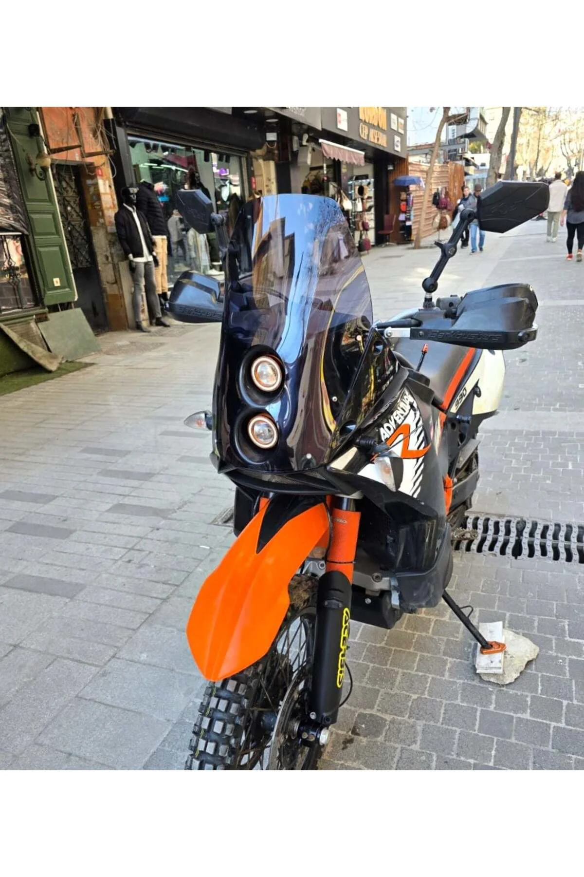KTM 950-990 Adventure KİT RALLY Ön Cam 2006-2013 Model 51cm Füme 