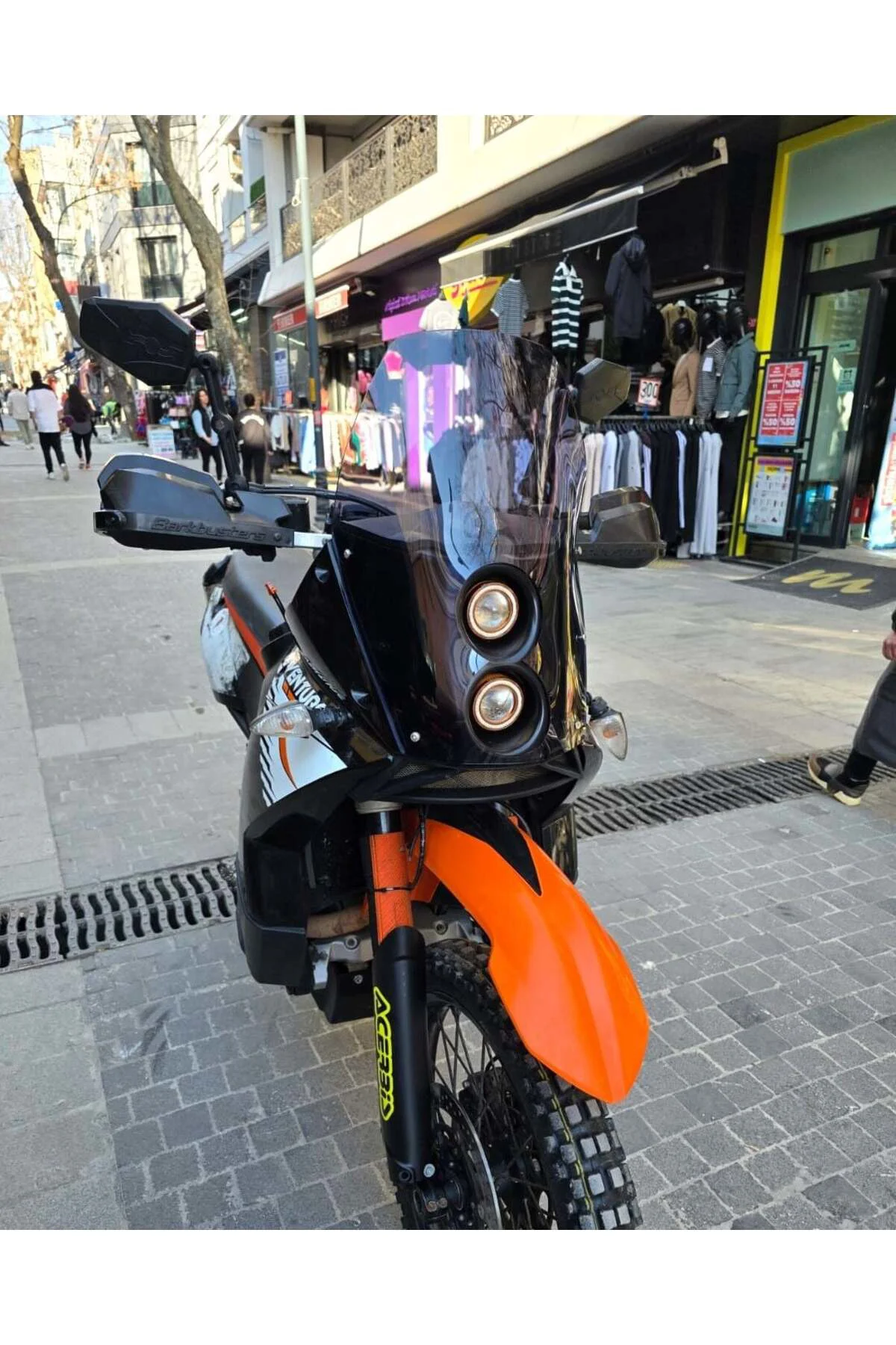 KTM 950-990 Adventure KİT RALLY Ön Cam 2006-2013 Model 51cm Füme 