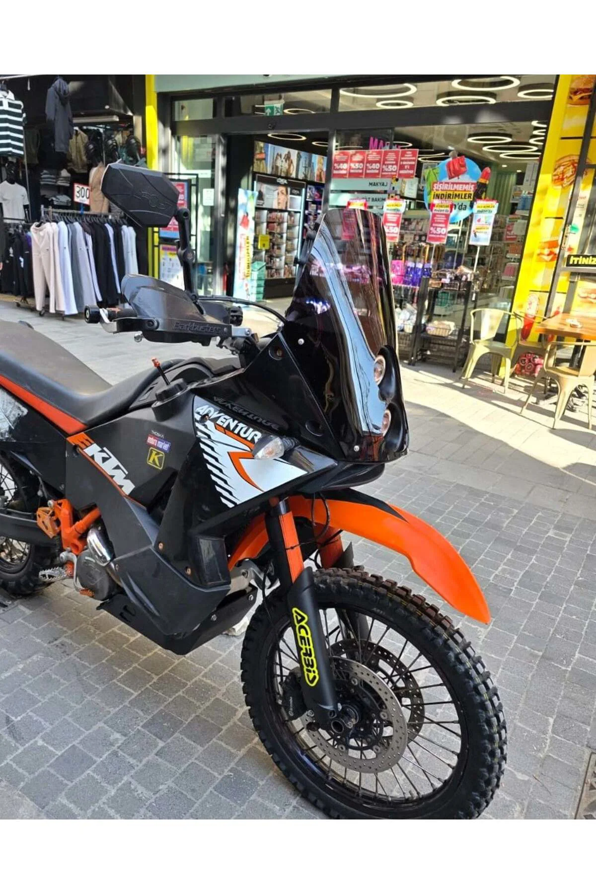 KTM 950-990 Adventure KİT RALLY Ön Cam 2006-2013 Model 51cm Siyah