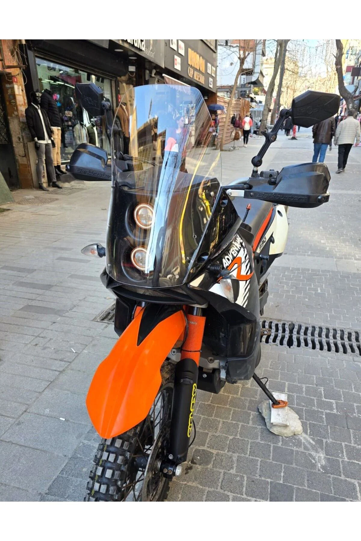 KTM 950-990 Adventure KİT RALLY Ön Cam 2006-2013 Model 51cm Tam Ş