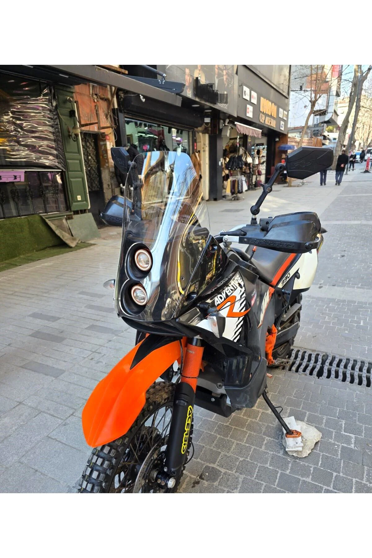 KTM 950-990 Adventure KİT RALLY Ön Cam 2006-2013 Model 51cm Şeffa