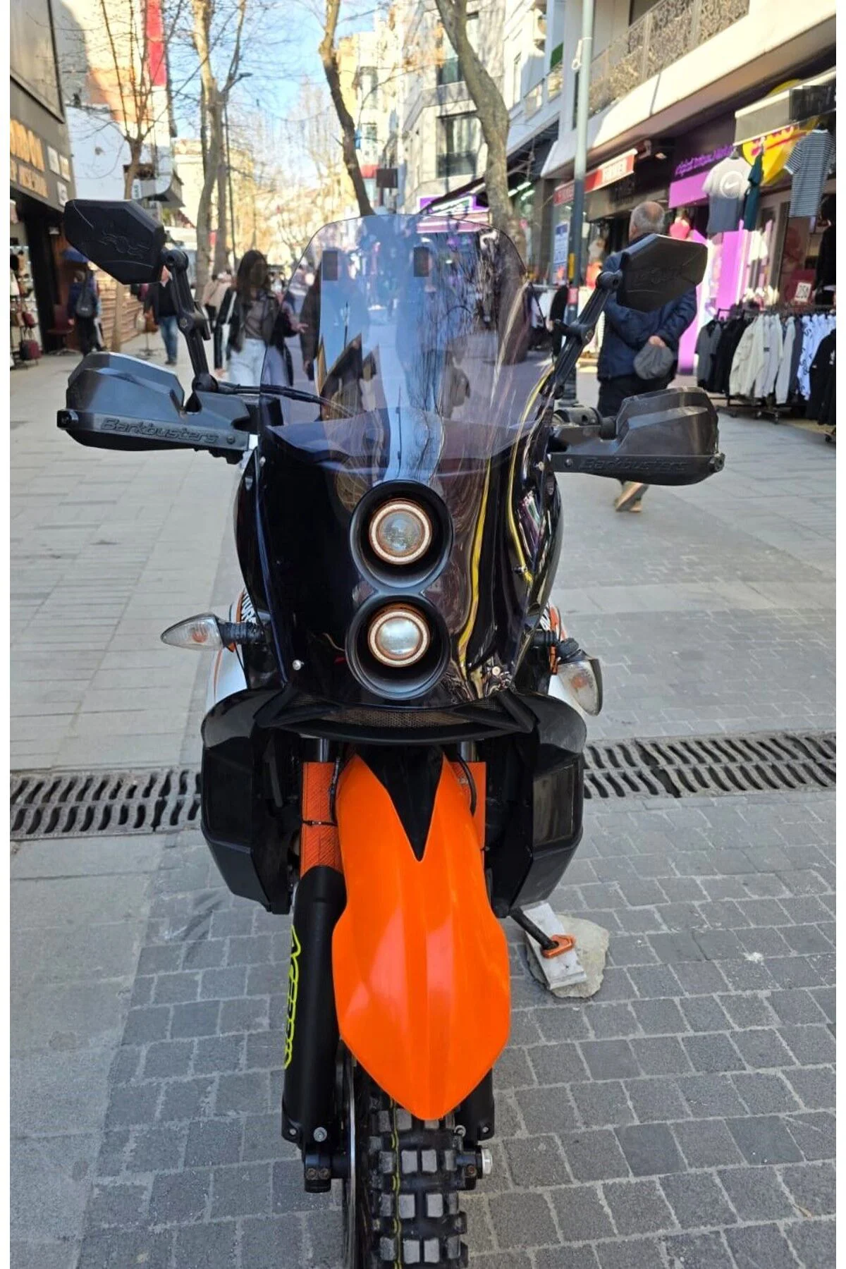 KTM 950-990 Adventure KİT RALLY Ön Cam 2006-2013 Model 51cm Füme 