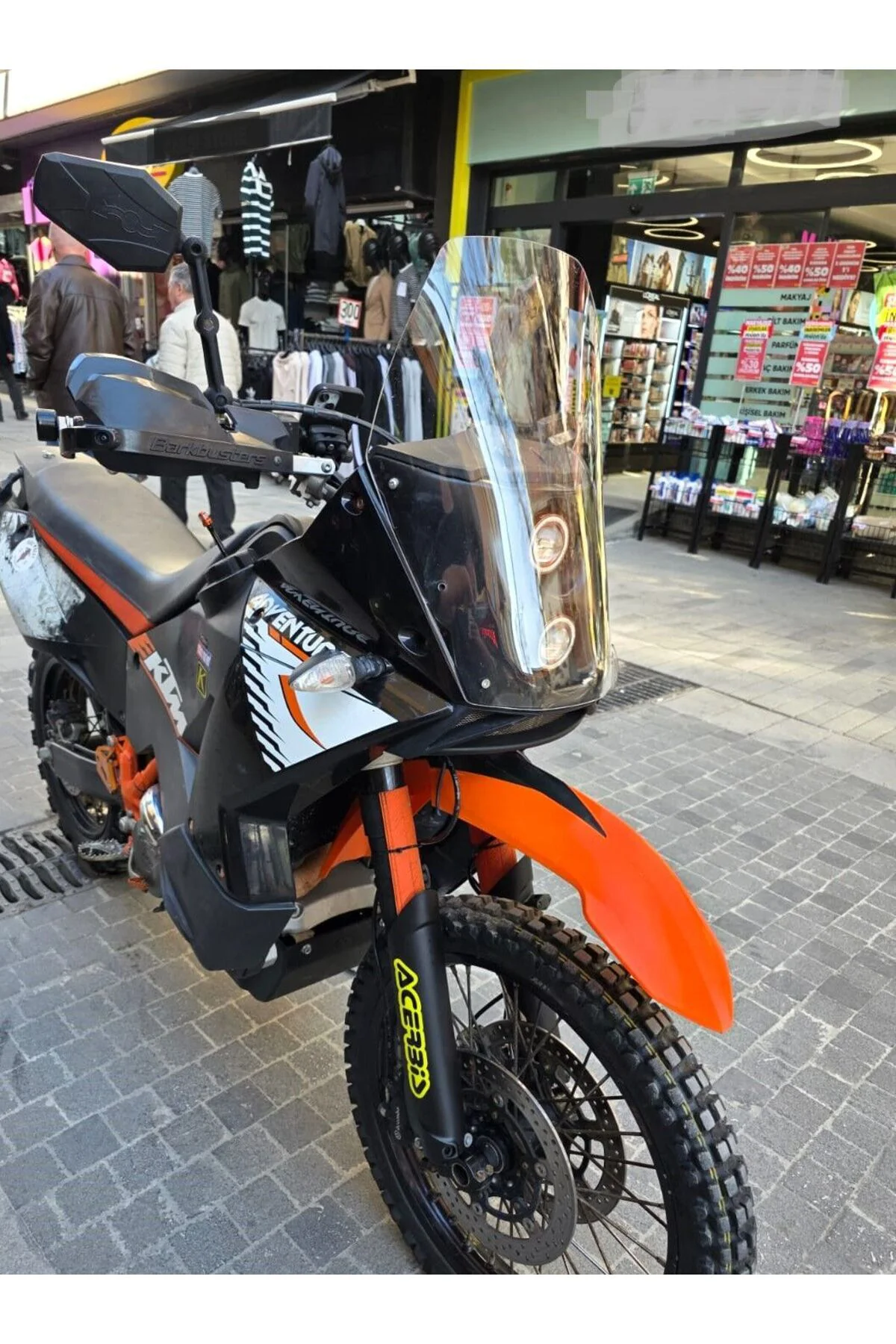 KTM 950-990 Adventure KİT RALLY Ön Cam 2006-2013 Model 51cm Tam Ş