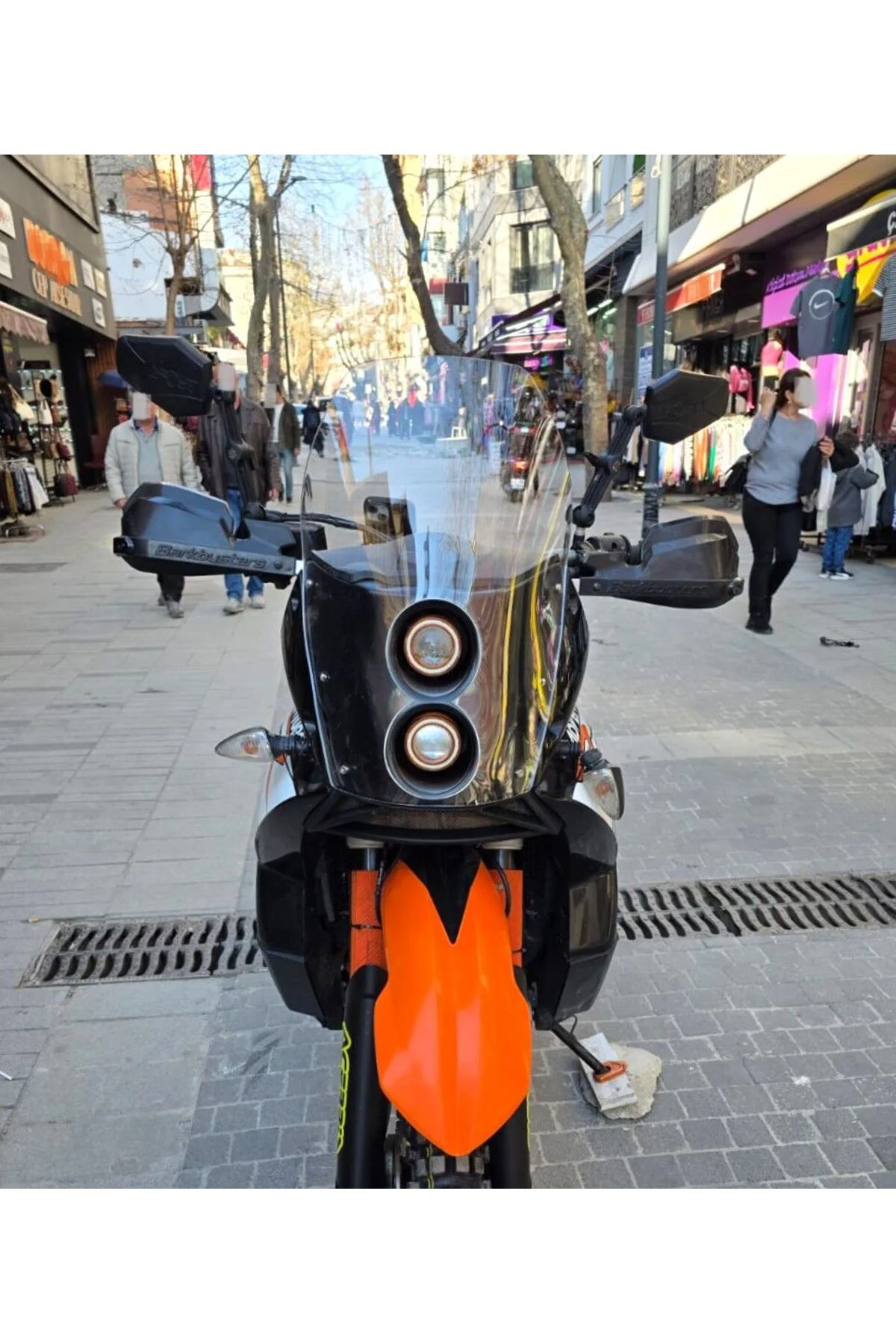 KTM 950-990 Adventure KİT RALLY Ön Cam 2006-2013 Model 51cm Şeffa