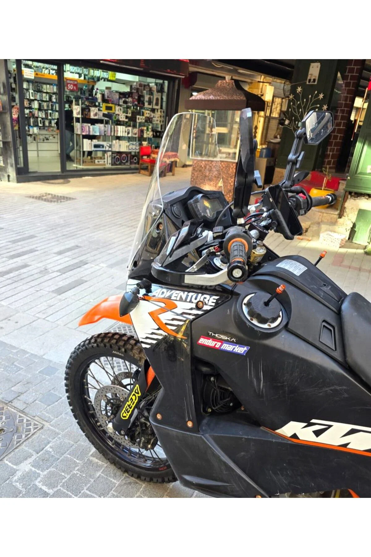 KTM 950-990 Adventure KİT RALLY Ön Cam 2006-2013 Model 51cm Tam Ş